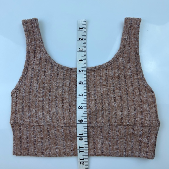 Z Supply Maple Heather Zoe Rib Tank Bra N227 - Picture 8 of 16